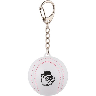 Recycled Baseball SPF15 Lip Balm Keychain