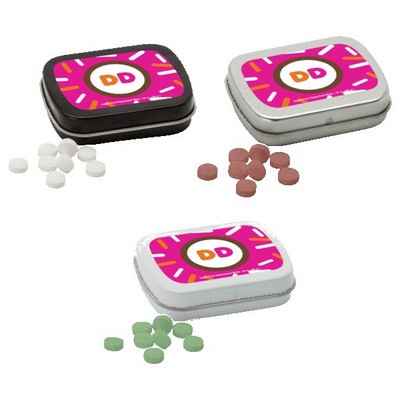 Sugar Free Mints in a Small Rectangular Hinged Tin